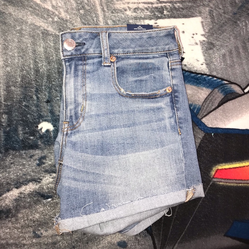 American eagle midi shorts